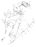 Page F Diagram and Parts List for 31AE573H401 1999 Yard Man Snow Blower